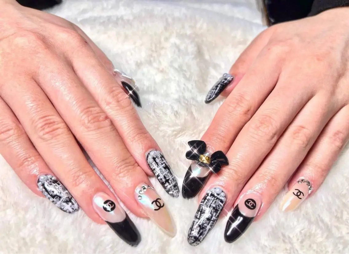 ロング kurumi nailのネイルデザイン