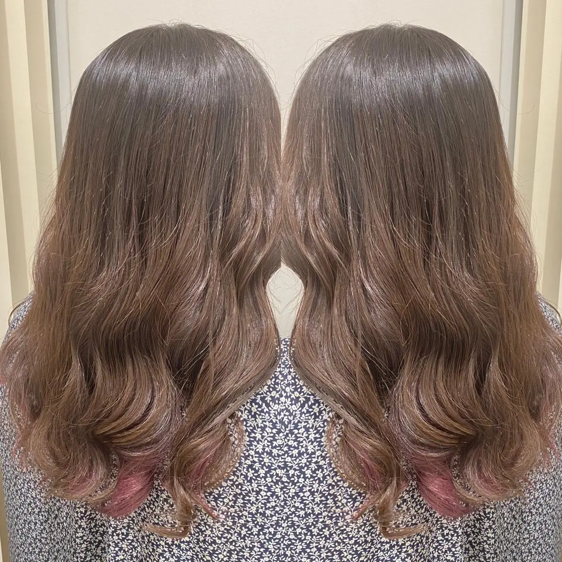 セミロング ヨシンモリ カット ヘアカラー 髪質改善カラー/店長 宮内秀峰のヘアスタイル