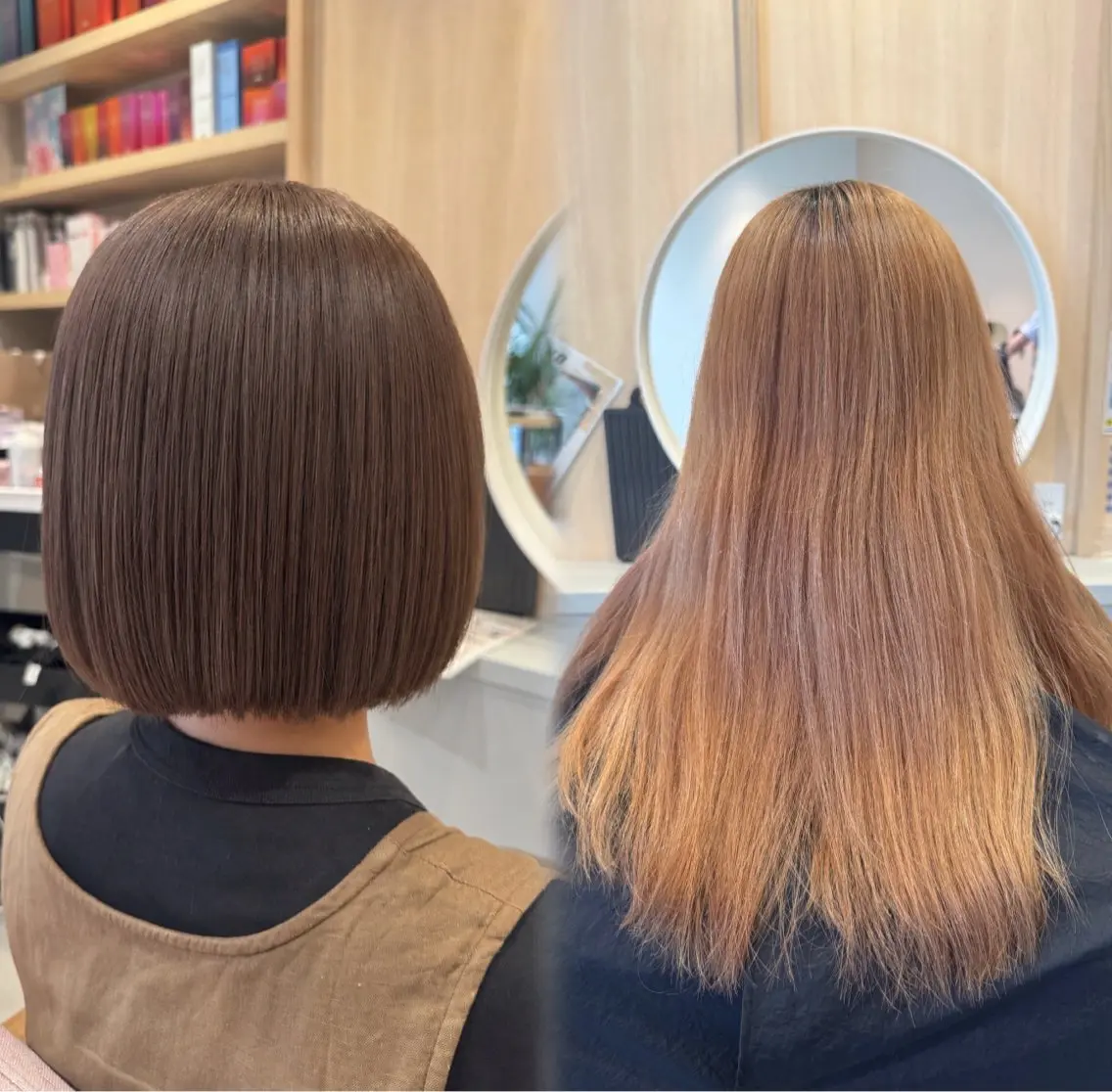 ショート 髪質改善 カット ヘアカラー トリートメント 𝘀𝗮𝗲 ⑅*/ 艶髪/ショートボブのヘアスタイル