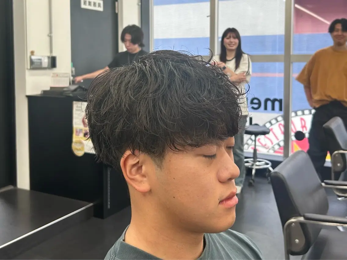 パーマ メンズ カット パーマ 🔥メンズパーマ特化 🔥¥7700/のヘアスタイル