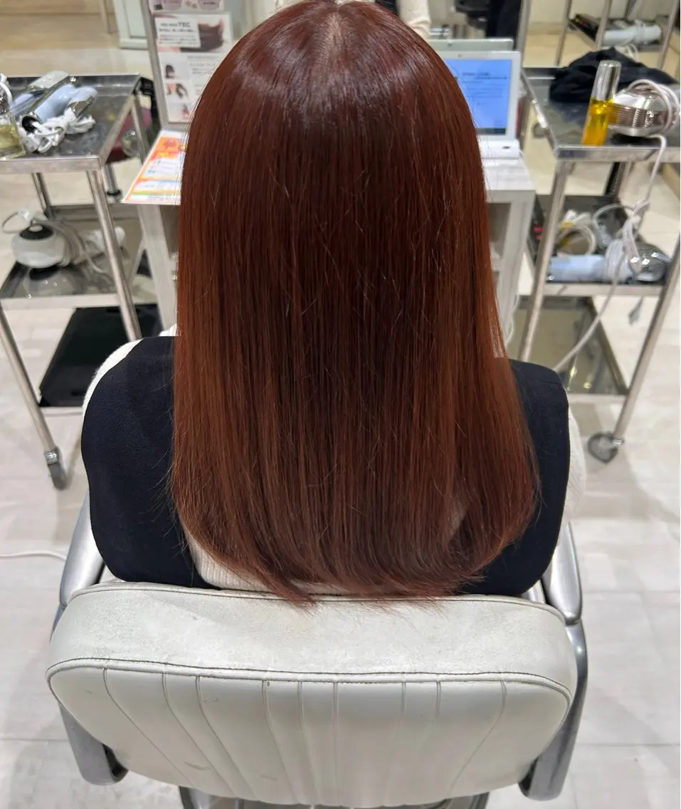 セミロング 福島 楓のヘアスタイル