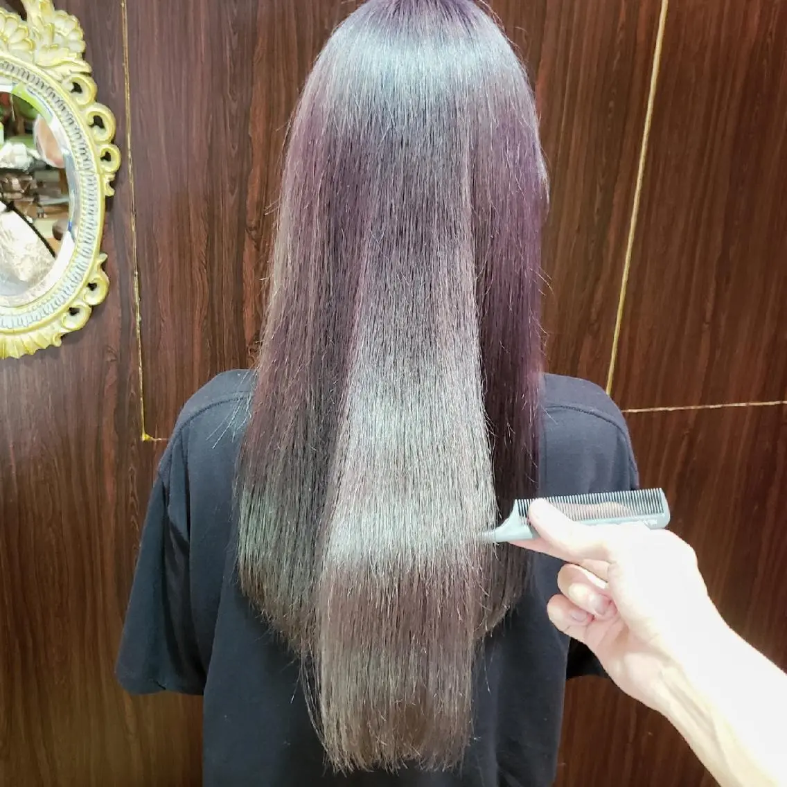 ロング カラー ラベンダーカラー シルバー 艶髪✨ハイトーン ✨ホワイト✨北宗一郎のヘアスタイル