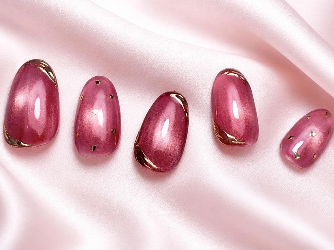 ネイル マグネットネイル ミラーネイル ハンドネイル Lili Nail Studio西荻窪店のネイルデザイン