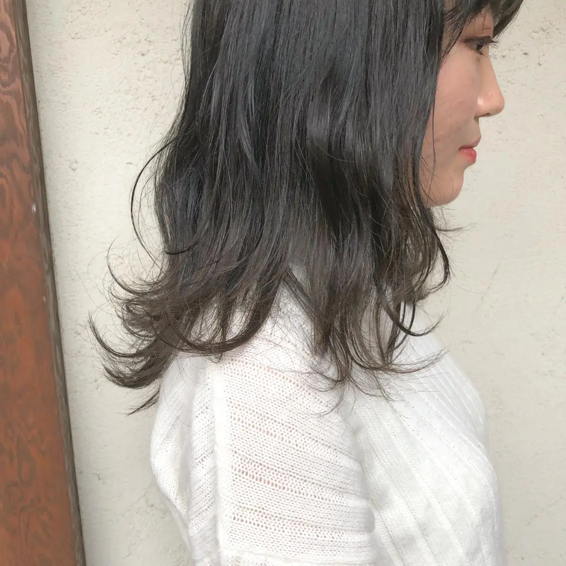ミディアム カラー アディクシーカラー ブリーチ ブリーチなしカラー カット ヘアカラー トリートメント ヘアセット 艶髪育成サロン 京橋 shinのヘアスタイル