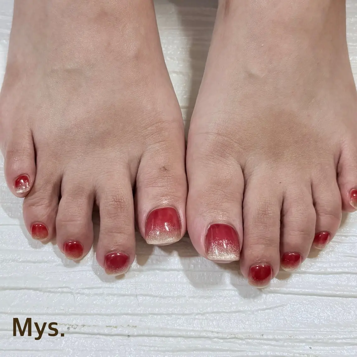 ネイル フットネイル Mys. 三上紗紀のネイルデザイン