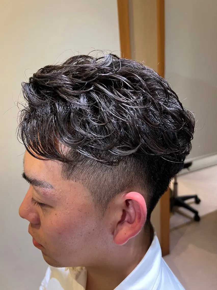 メンズカット+パーマ【ラルフカールorニュアンスパーマorルーズカールor極道パーマ】の写真