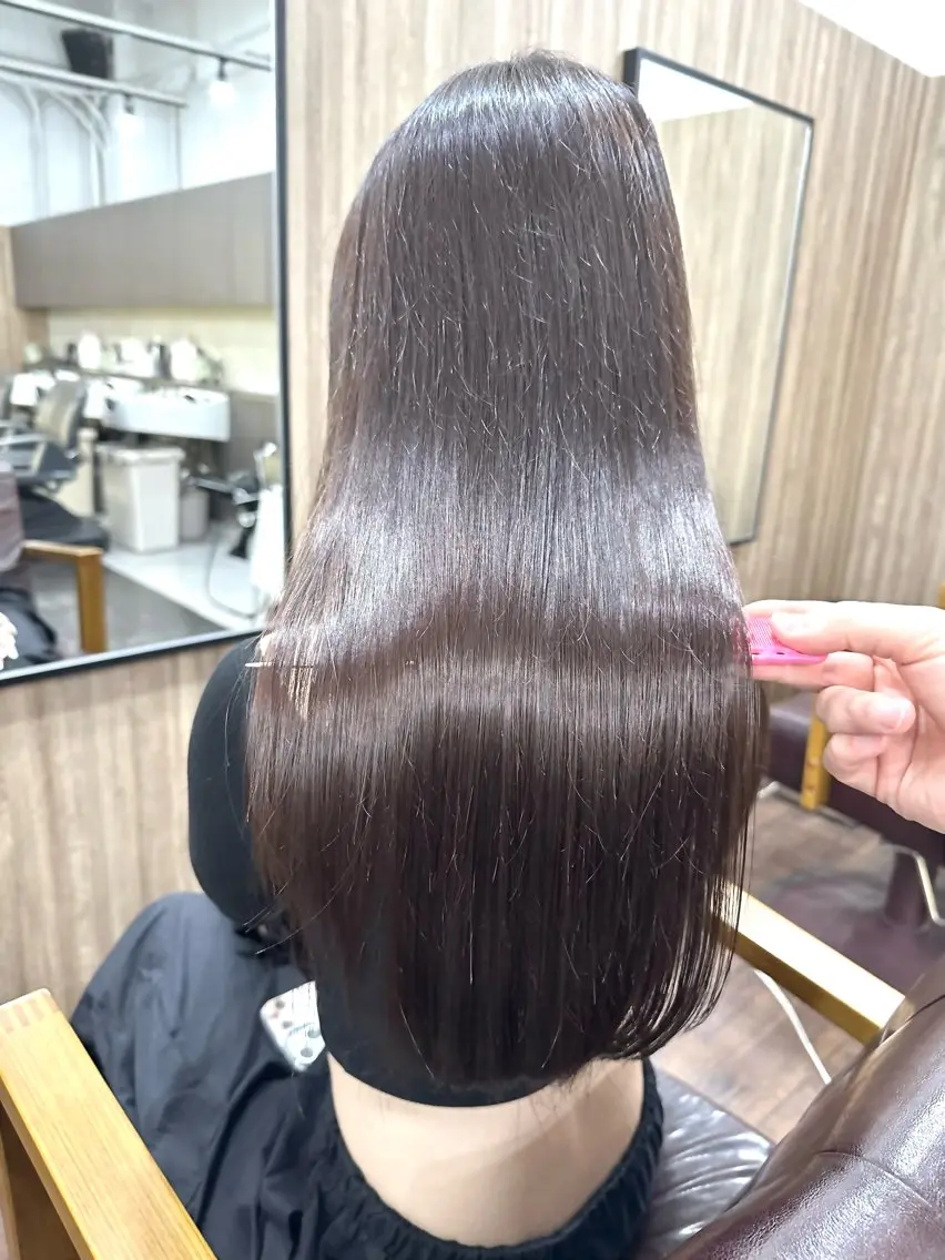 ロング 髪質改善 韓国レイヤーカット KOUKIのヘアスタイル