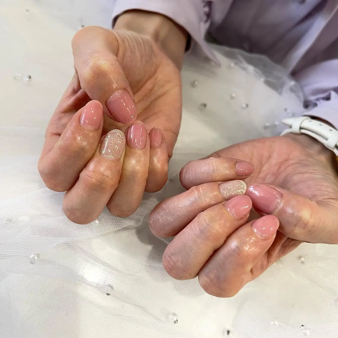 ネイル ワンカラーネイル Wish Nail 恒川のネイルデザイン