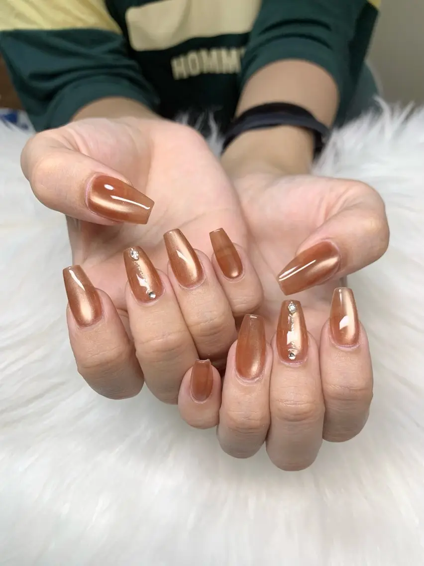 ネイル マグネットネイル xinh nailsのネイルデザイン