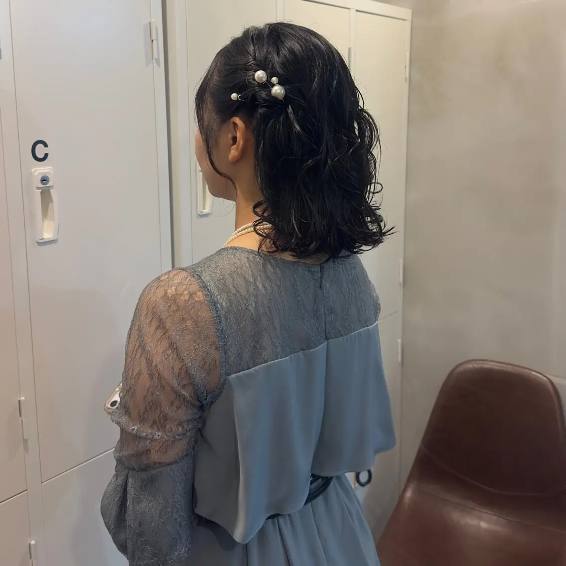ミディアム パーマ ヘアアレンジ ヘアセット makoto / 韓国風ヘア🎀🪄︎のヘアスタイル