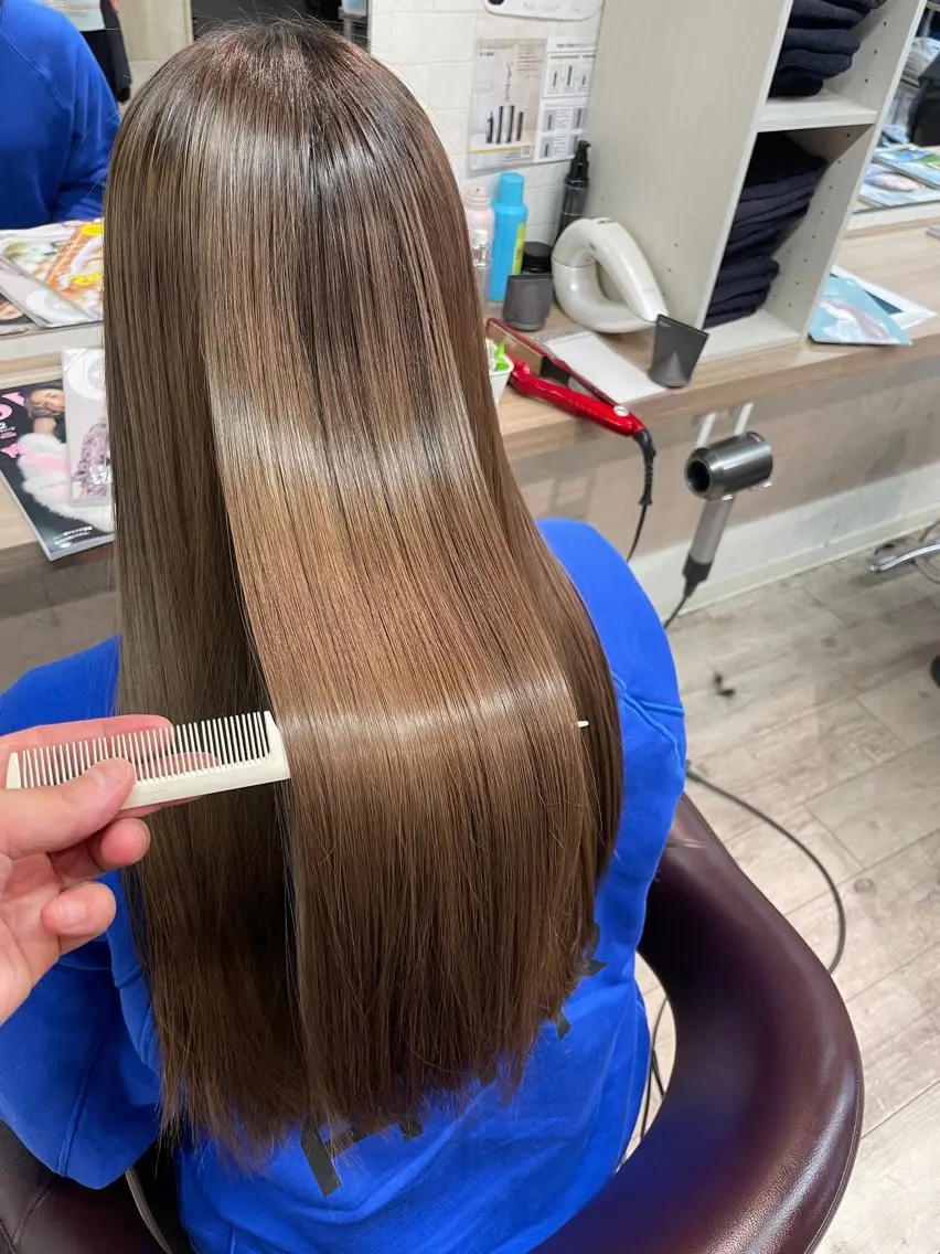 ロング 髪質改善 ロング 長谷川 賢治のヘアスタイル