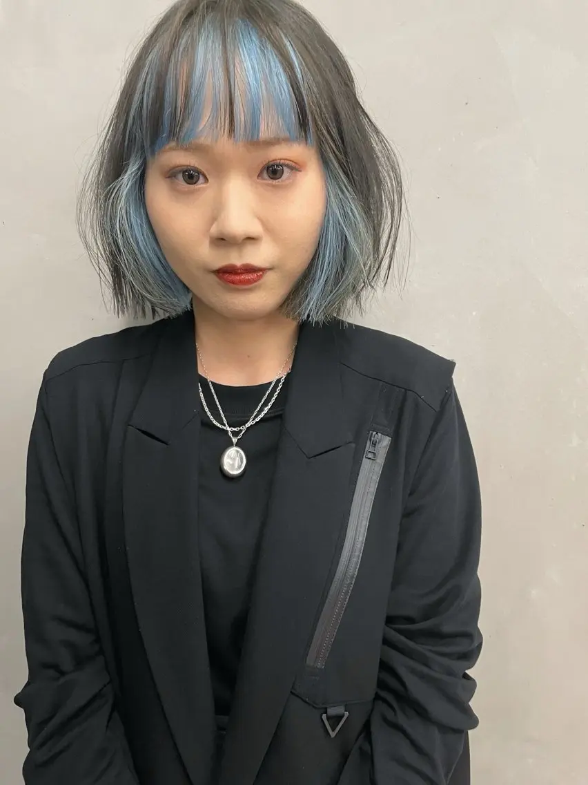 ショート カラー インナーカラー ボブ カット ヘアカラー トリートメント センスをお届けします 大谷将生infpのヘアスタイル