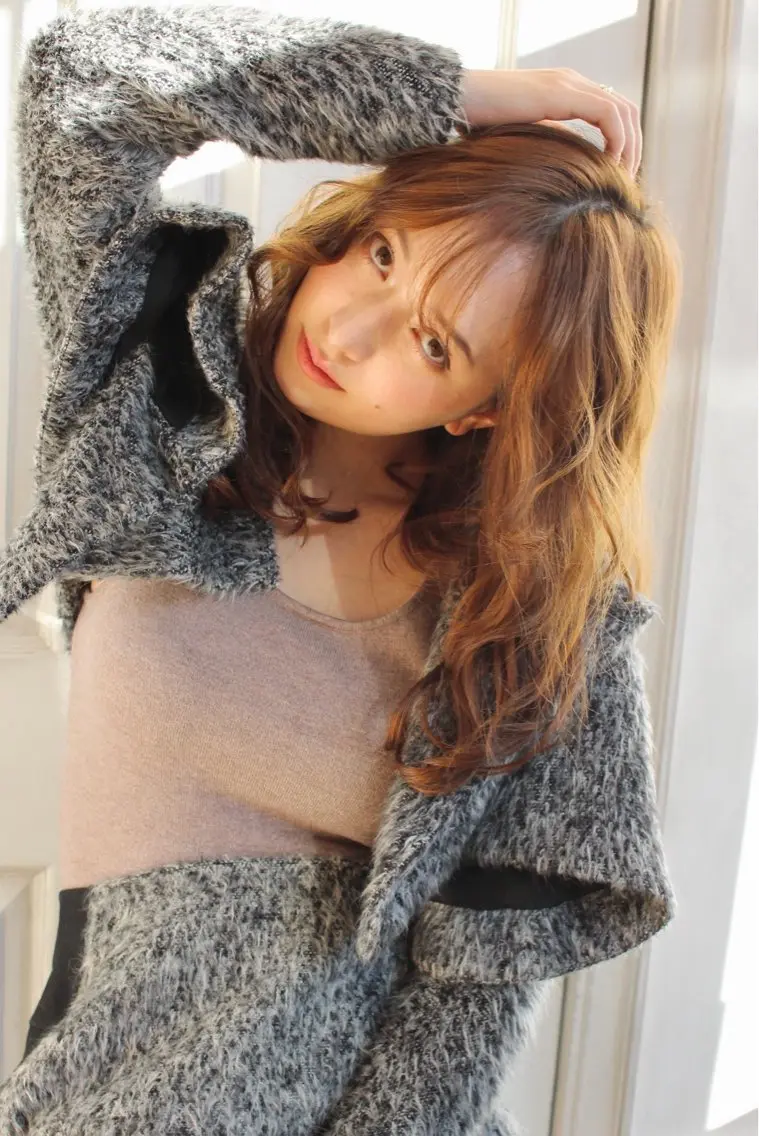 ロング パーマ カット パーマ 千 田のヘアスタイル