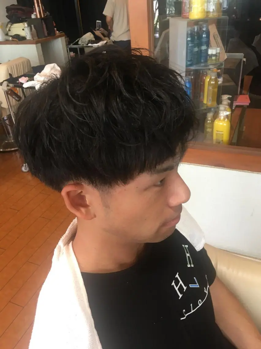 中学生メンズカットの写真