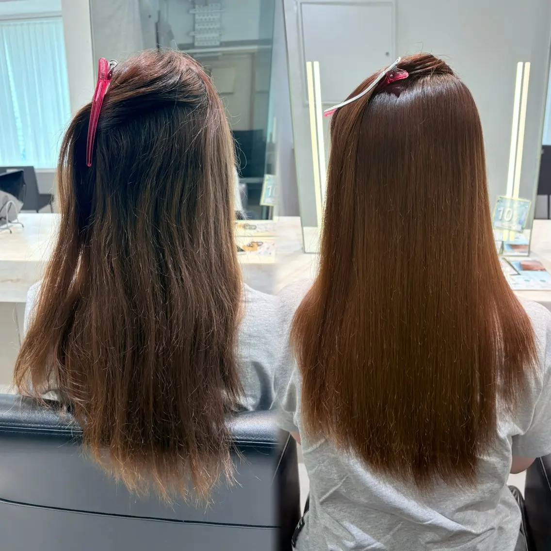 ロング 縮毛矯正 縮毛矯正/Wカラー /アレンジ🌙あまにのヘアスタイル