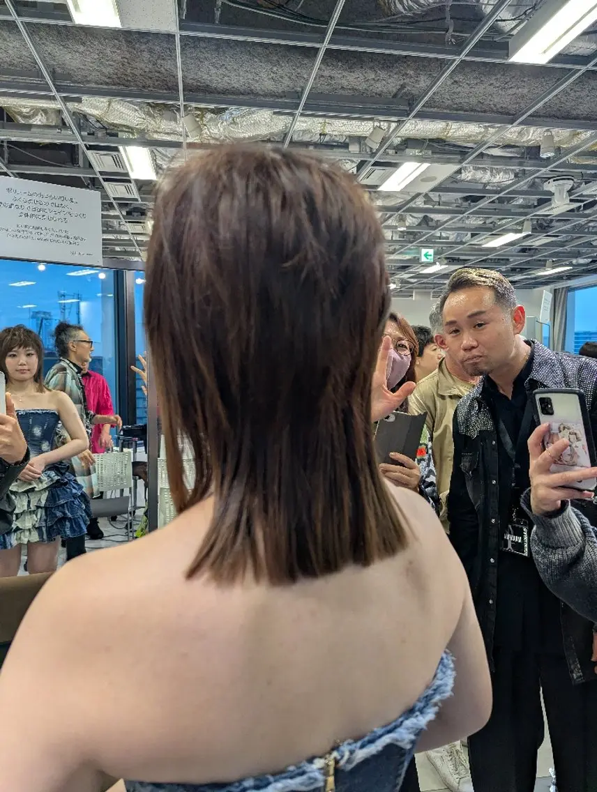 ミディアム 早坂 繁喜のヘアスタイル