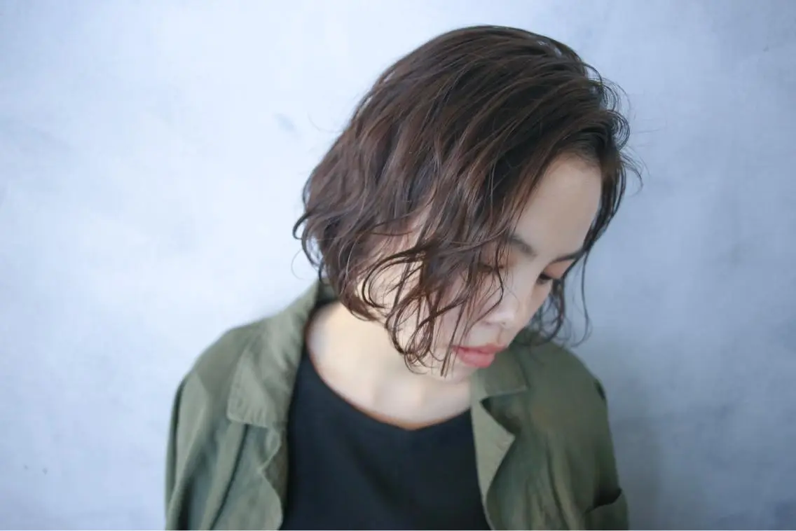 カラー パーマ 髪質改善カラー/艶髪 LISAのヘアスタイル