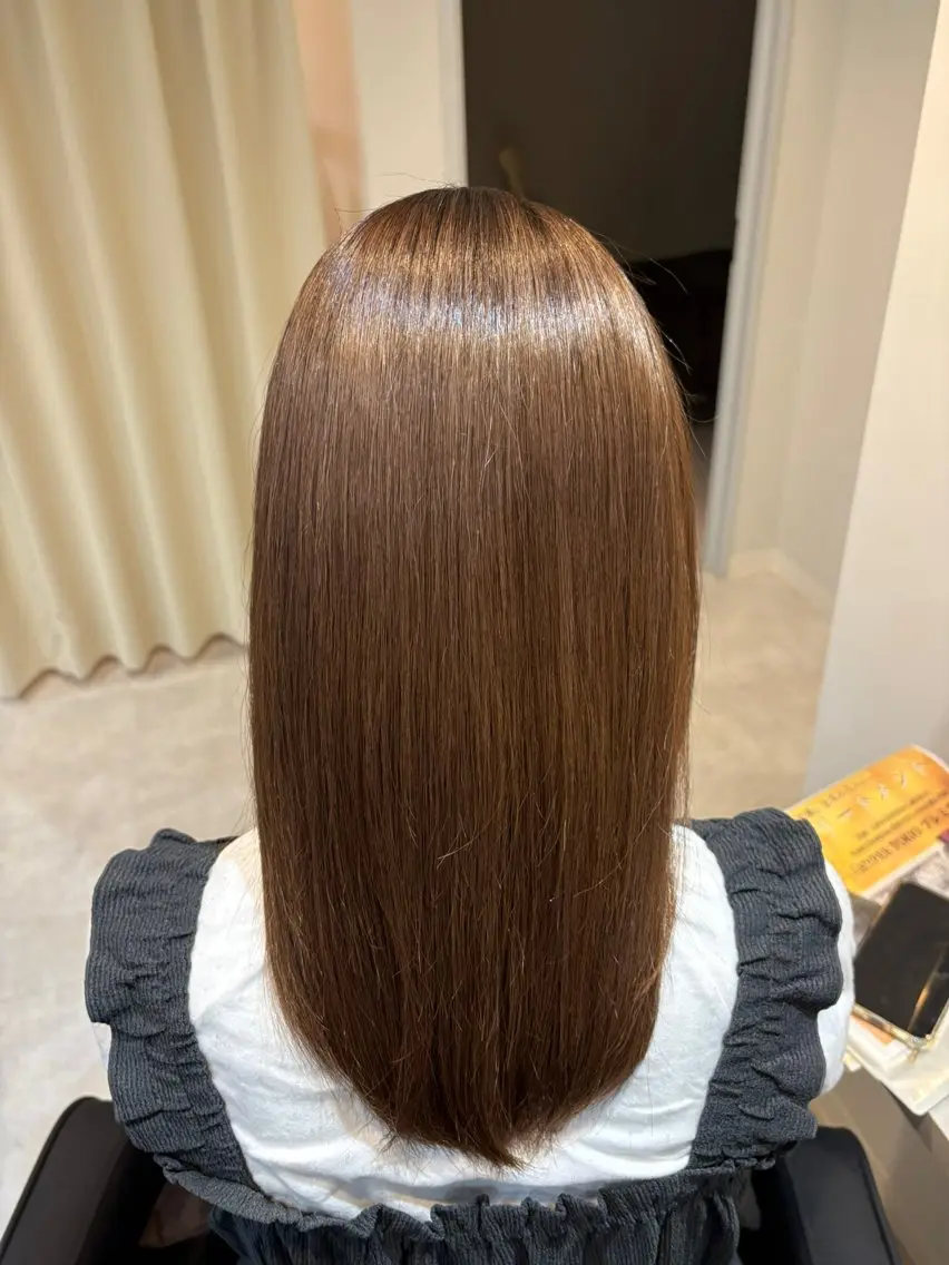 セミロング 髪質改善✨川西能勢口 🐳小林亜季穂のヘアスタイル