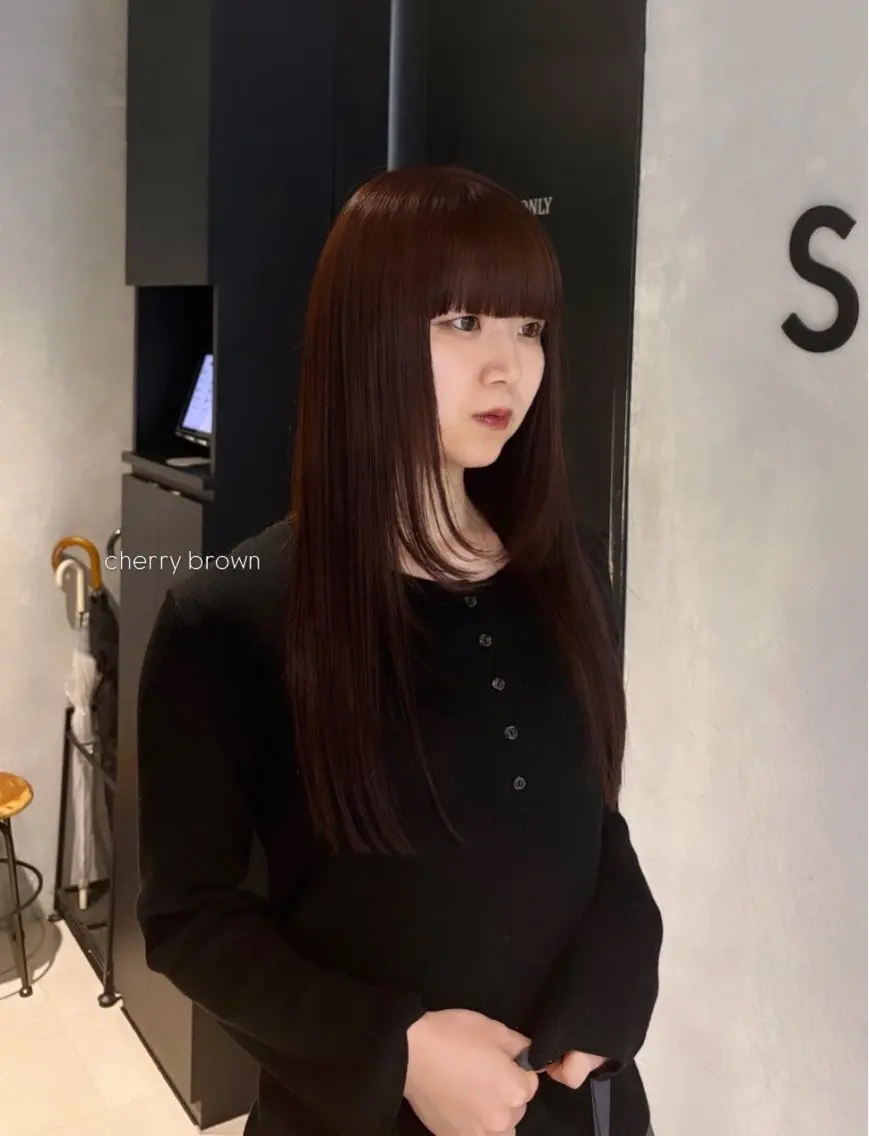 ロング カラー カット ヘアカラー マンツーマン半個室 tamuraのヘアスタイル