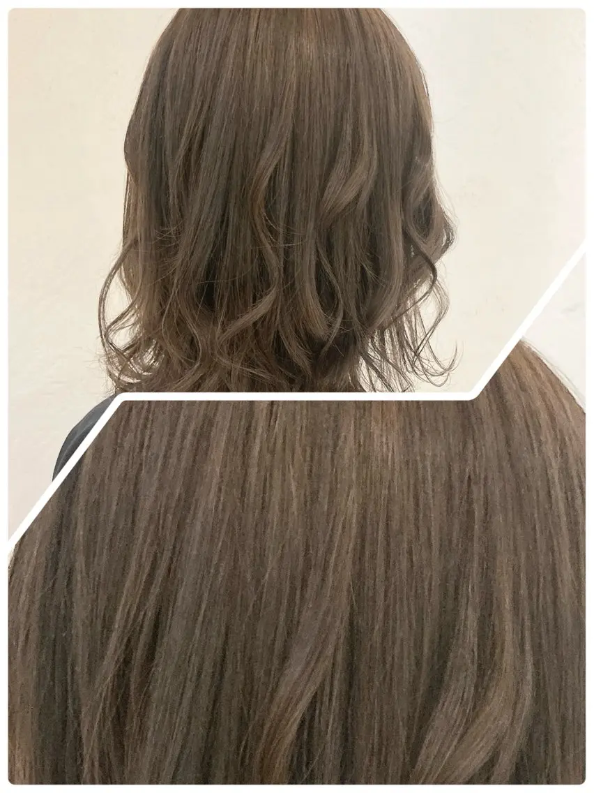 カラー ブラウンカラー 透明感カラー カット ヘアカラー トリートメント マネージャー× 髪質改善×ウルトワのヘアスタイル