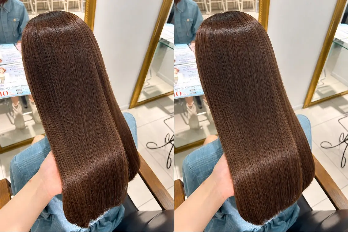 ロング カット ヘアカラー Rinka🌷🩶 グレージュカラー🫧のヘアスタイル