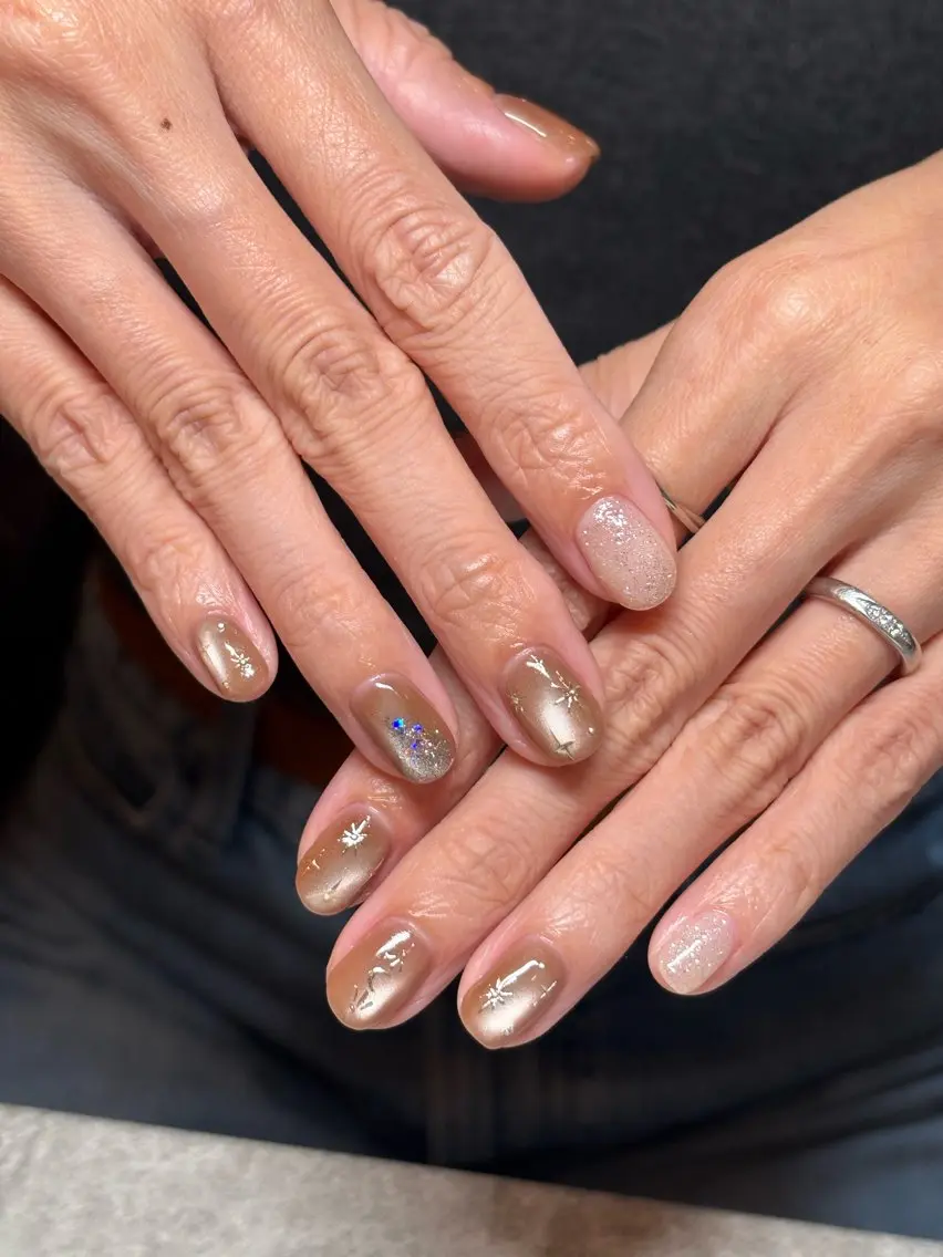 ネイル アートネイル ミラーネイル ハンドネイル Maapis Nailのネイルデザイン