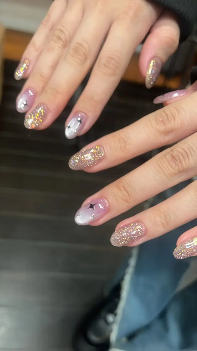 ネイル ニュアンスネイル シンプルネイル SAKU nail 作島茜のネイルデザイン
