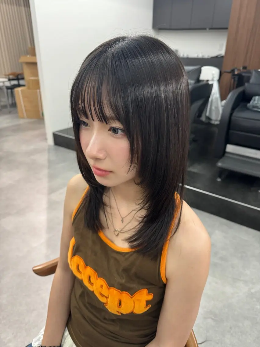 韓国風レイヤーカット‪🫶🏻‎❤️‍🔥➕1step トリートメント🤍ྀིの写真