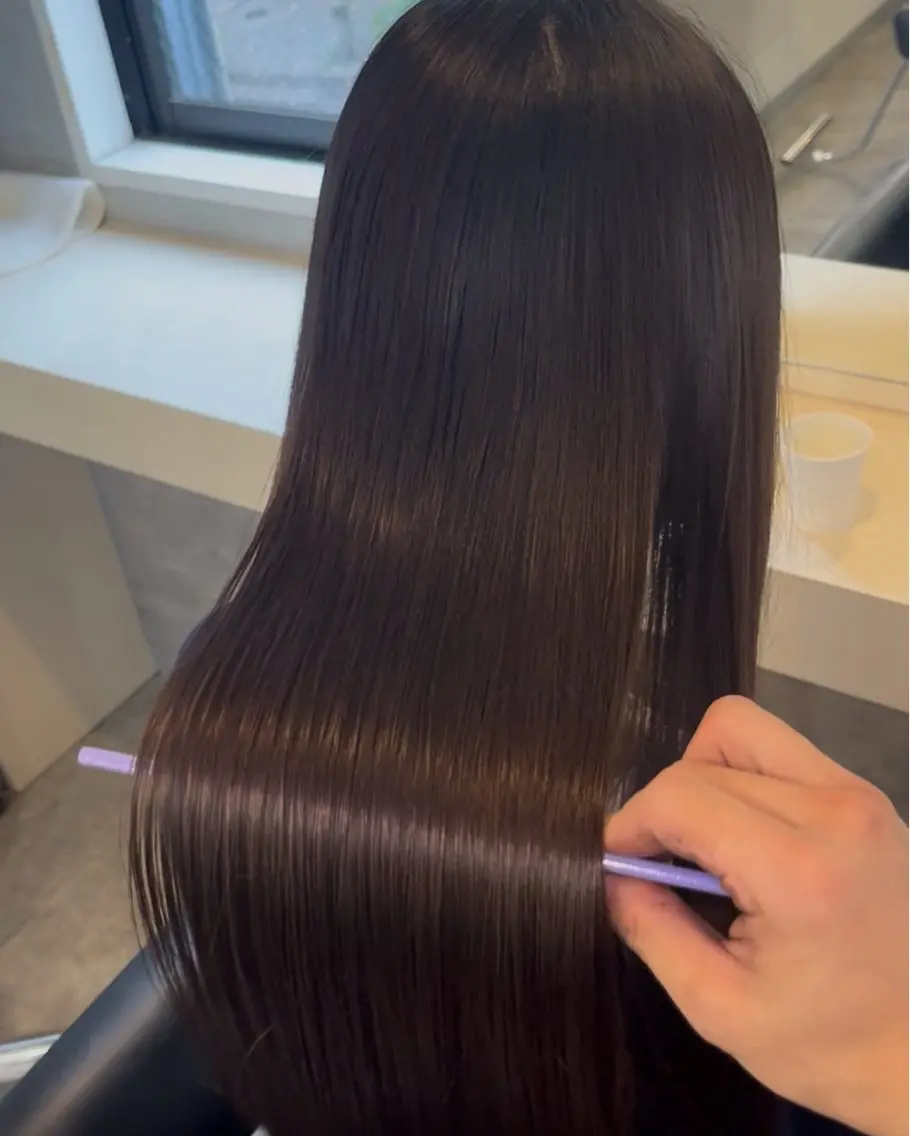 ロング カラー 長谷川 悠のヘアスタイル