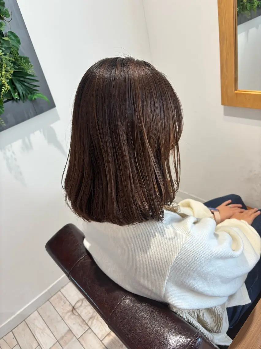 ミディアム 🎀すず🎀レディー ス/メンズのヘアスタイル