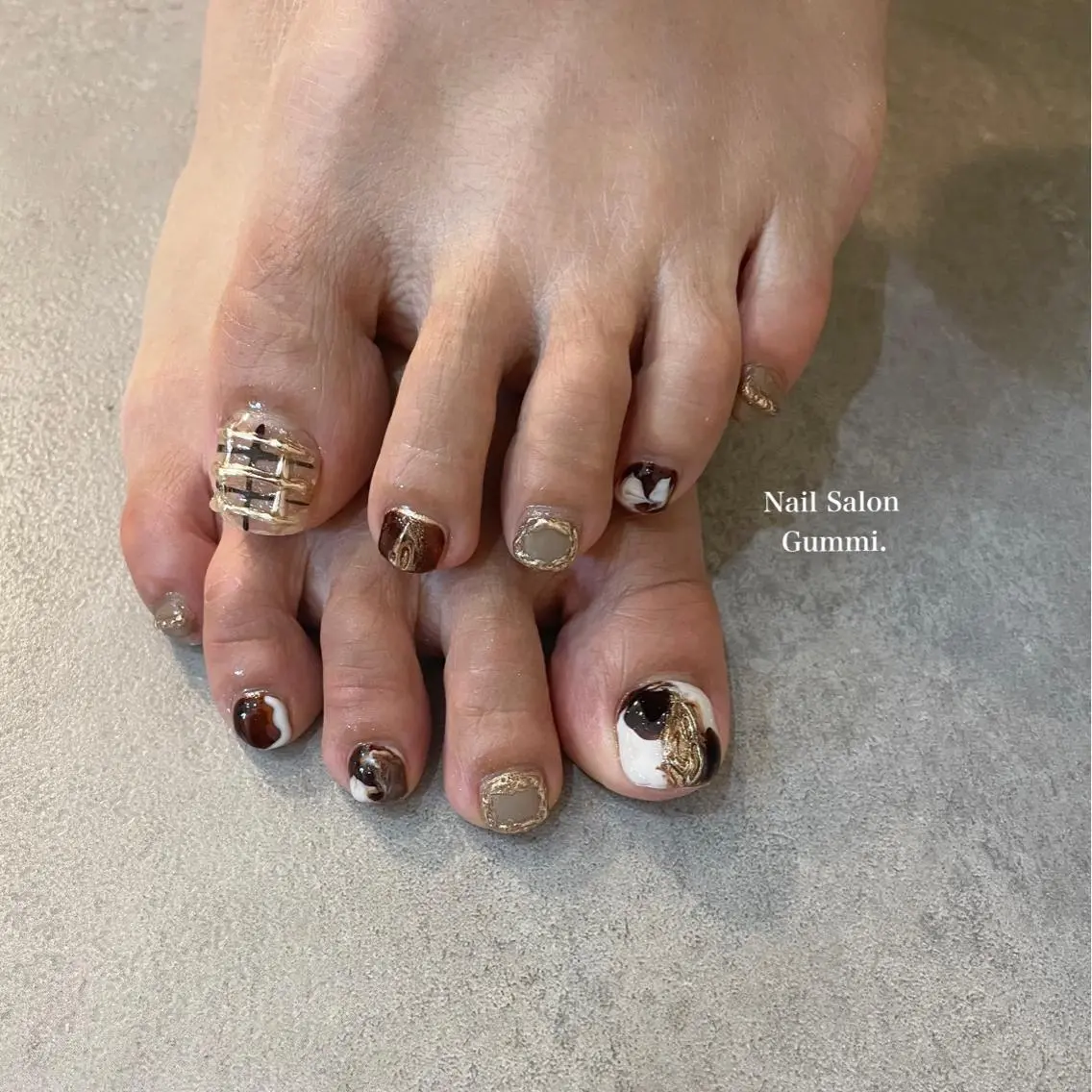 ネイル フットネイル Nail Salon Gummi.のネイルデザイン