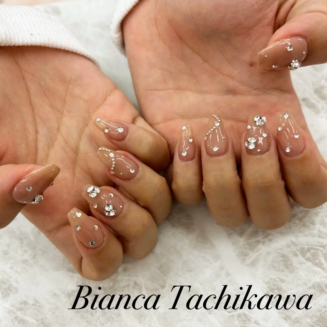 ネイル ハンドネイル Bianca 立川店 小川のネイルデザイン