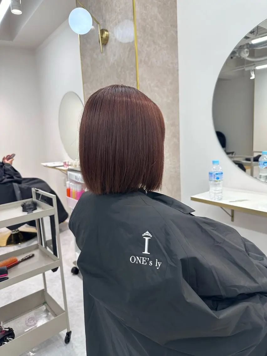 ミディアム ヘアカラー トリートメント ハイトーン職人 RIKU🎈のヘアスタイル