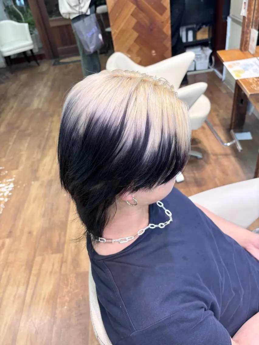 ショート カラー メンズ ヘアカラー トリートメント ヘッドスパ 【ハイトーン特化】 🦋森山陽向/大宮のヘアスタイル