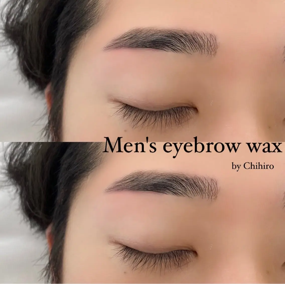 🌟限定価格🌟メンズアイブロウスタイリング👦🏻※眉wax 技術向上の為半額のお値段で施術致します🩶の写真