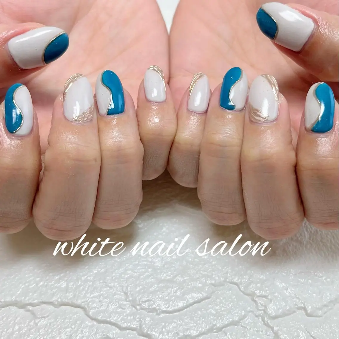 ネイル フットネイル ジェルネイル ハードジェル ラメ(グリッター) 持ち込み ハンドネイル white nail salonのネイルデザイン