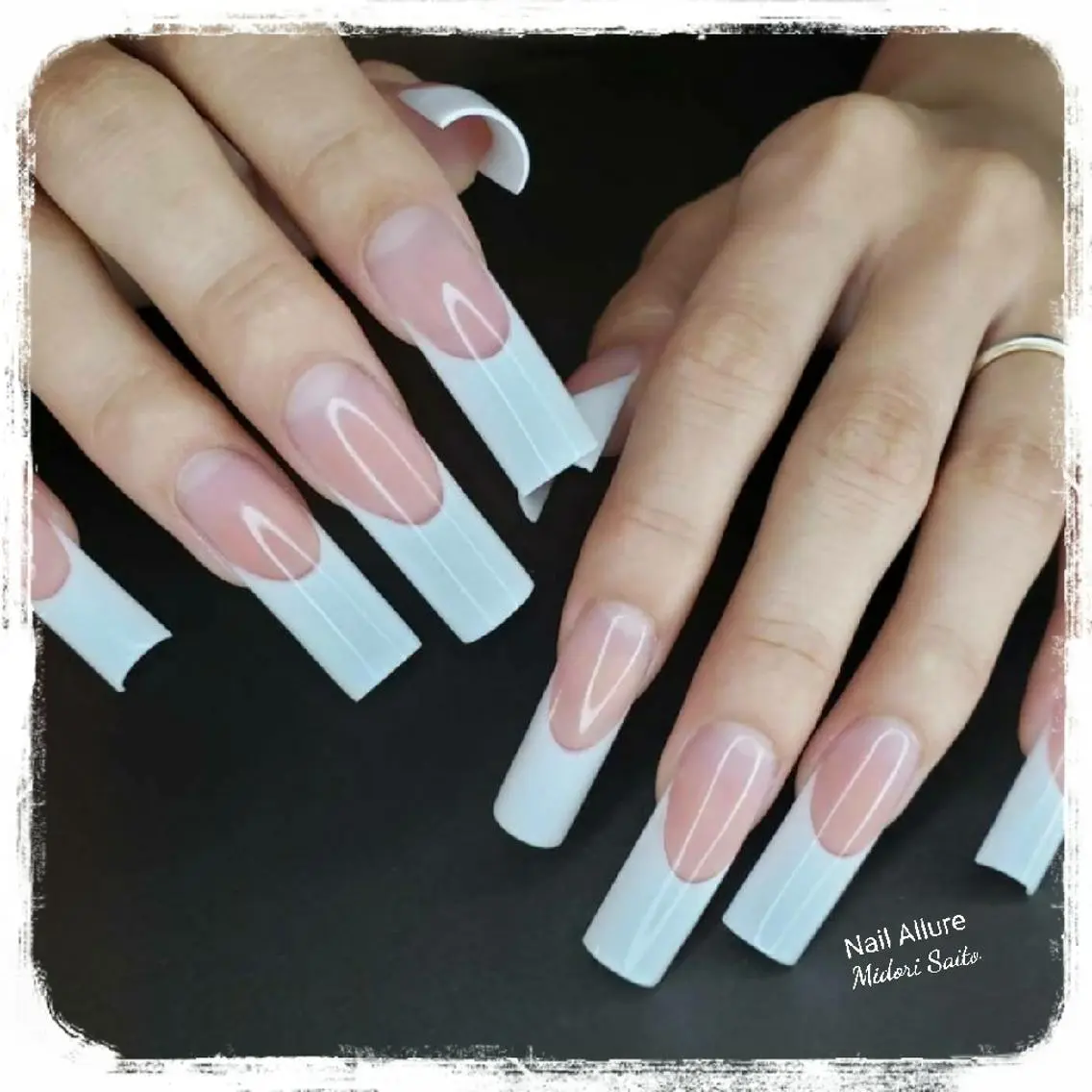 ネイル フレンチネイル ジェルネイル スカルプネイル Nail Allureのネイルデザイン