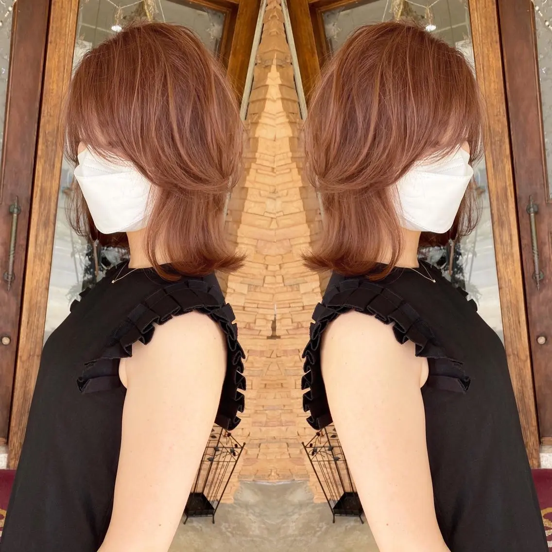 ミディアム カラー イルミナカラー カット ヘアカラー grand juteのヘアスタイル