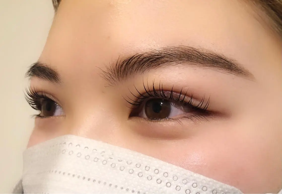 マツエク・マツパ パリジェンヌラッシュリフト 一重×まつ毛パーマ Hair&Make Nahoのマツエク・マツパデザイン