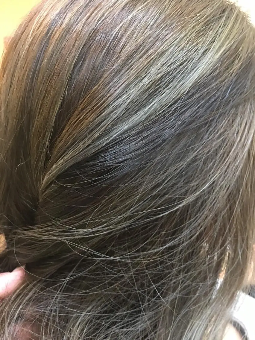 ヘアカラー & トリートメントの写真