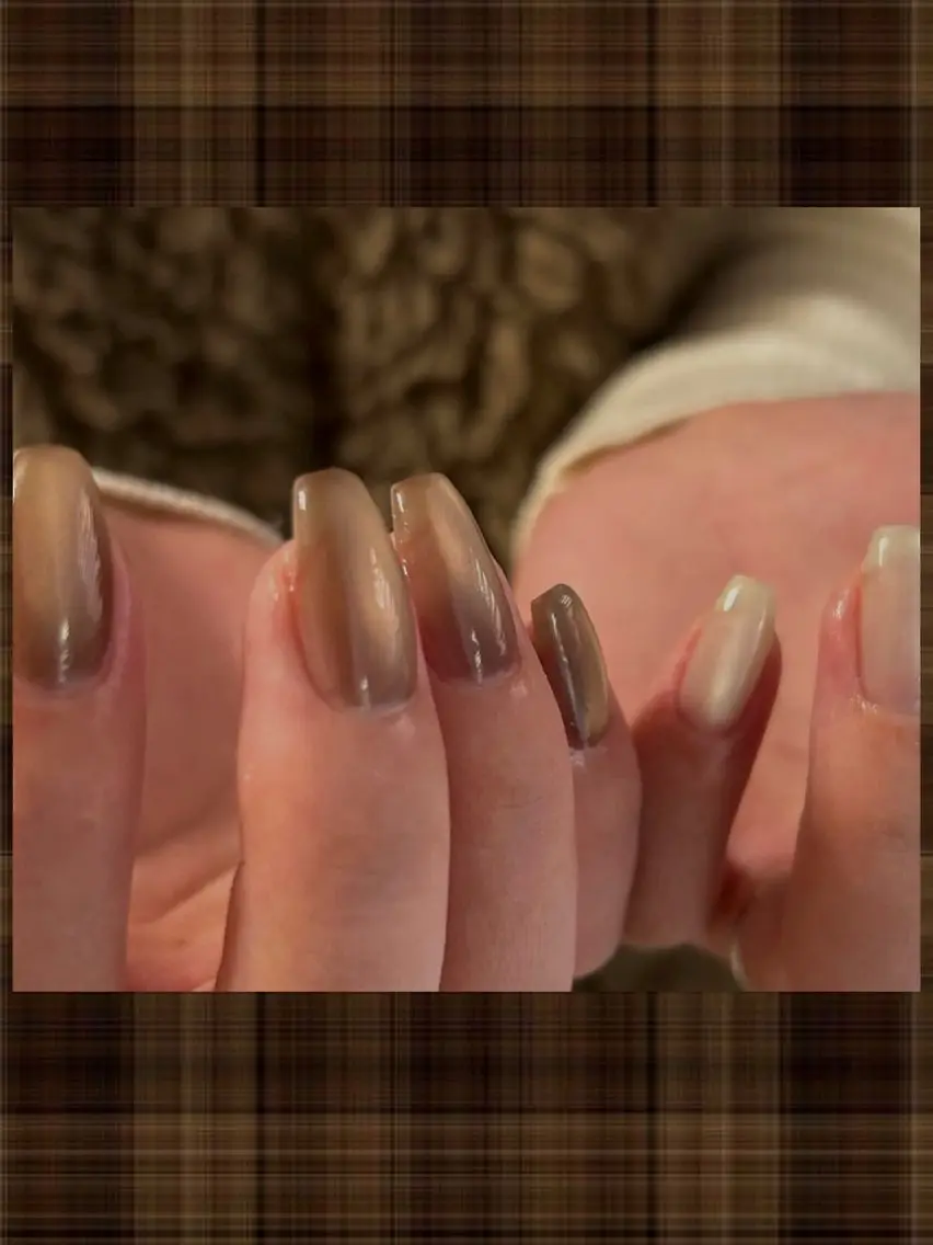ネイル マグネットネイル マグネットワンカラー ワンカラーネイル nail salon mynteのネイルデザイン