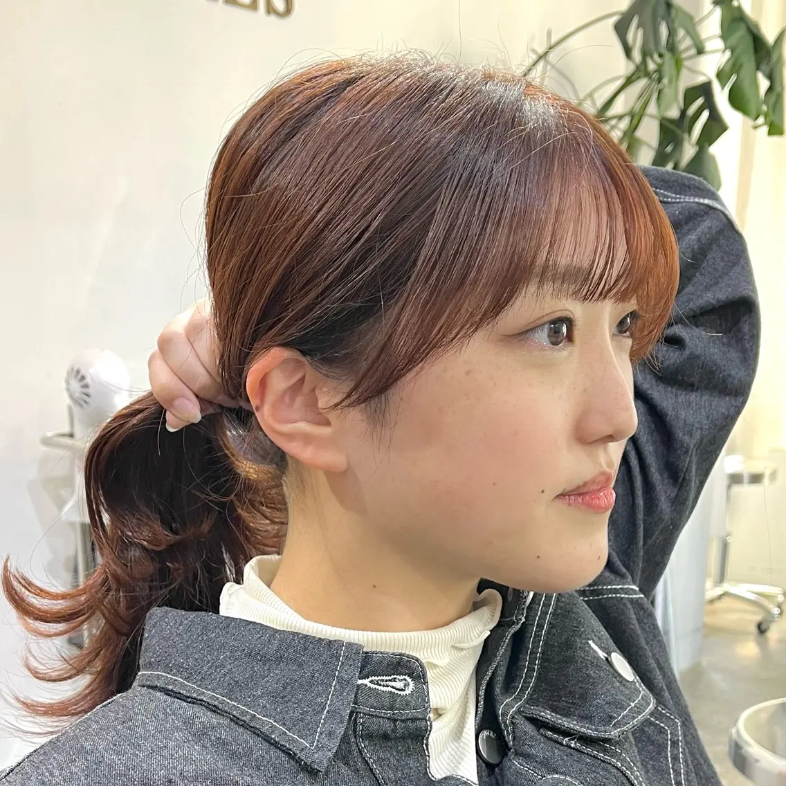 セミロング カラー 早朝セット☀️ レイヤー/Momoのヘアスタイル