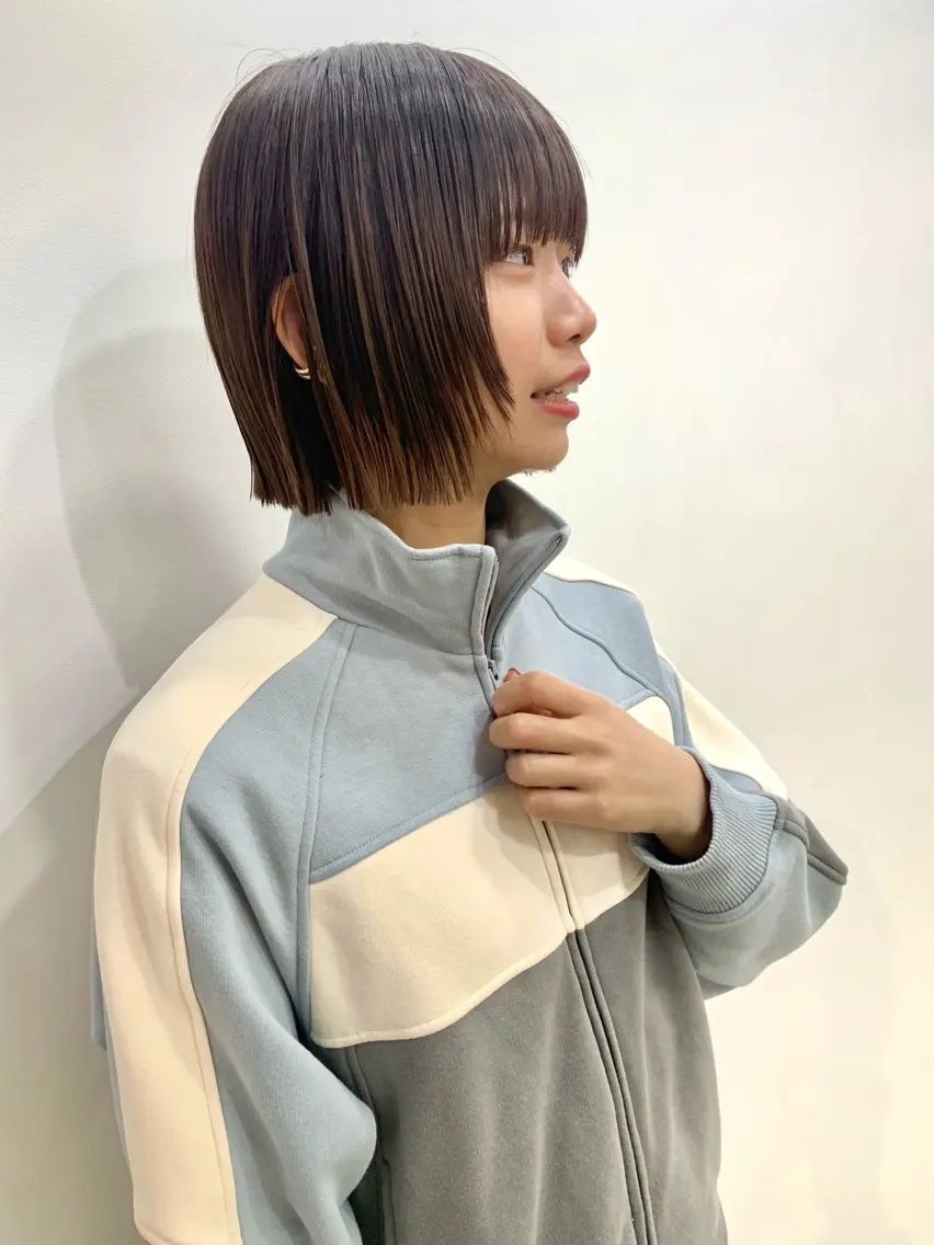 ショート カラー カット ヘアカラー トリートメント ボブ/大人ヘア k-two濱田のヘアスタイル