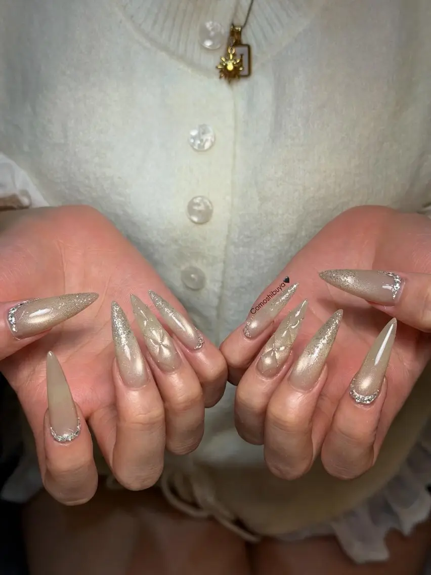 ネイル 韓国ネイル シンプルネイル ワンホンネイル ハンドネイル CoMo Nailのネイルデザイン