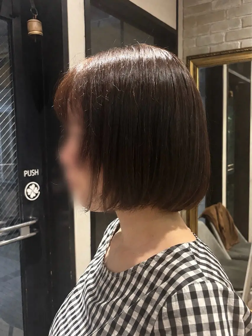 ショート ボブ カット ヘアカラー COVER HAIR 川口店✨　土屋凜のヘアスタイル