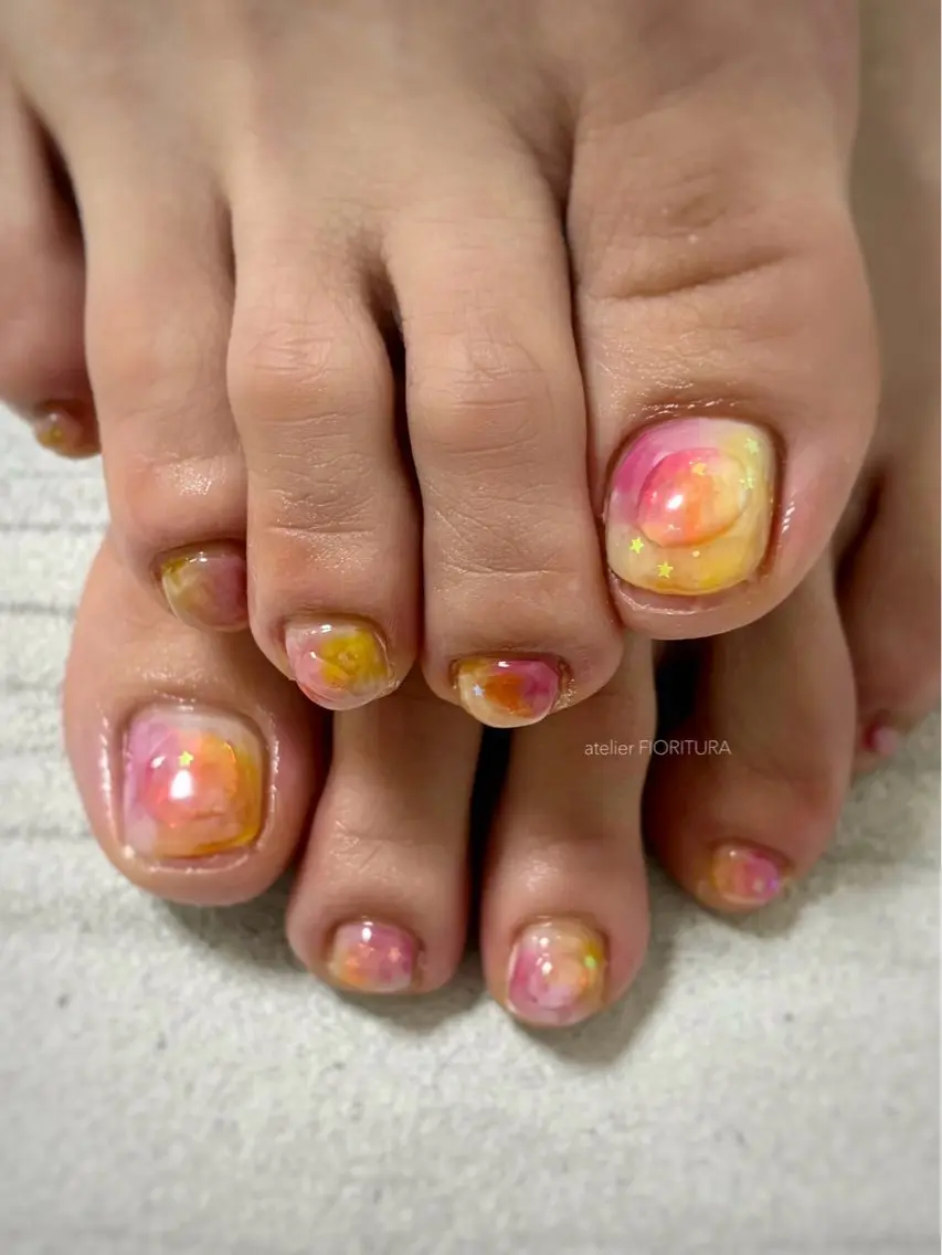 ネイル フットネイル FIORITURA Maikoのネイルデザイン