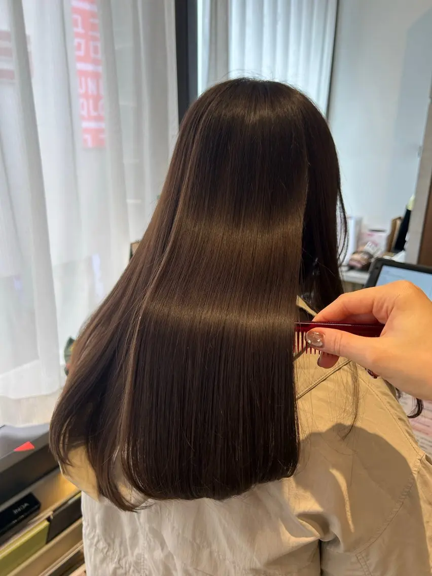 ロング カラー ヘアカラー 🌿ナチュラルヘア｜ 艶髪｜AYAKOのヘアスタイル