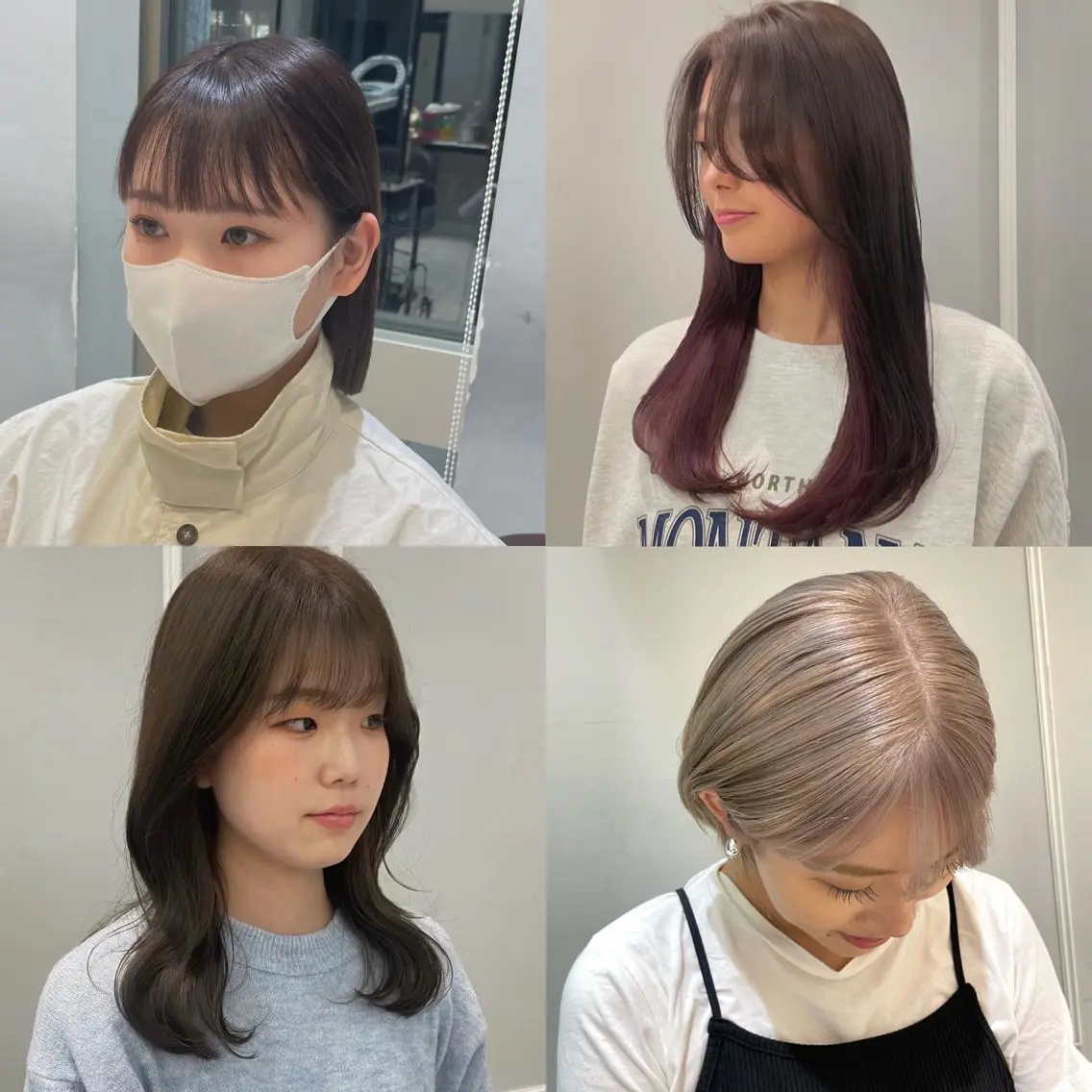 ミディアム カラー カット ヘアカラー トリートメント 🩶赤み消しカラー 🐈⬛荻野美思🐾のヘアスタイル