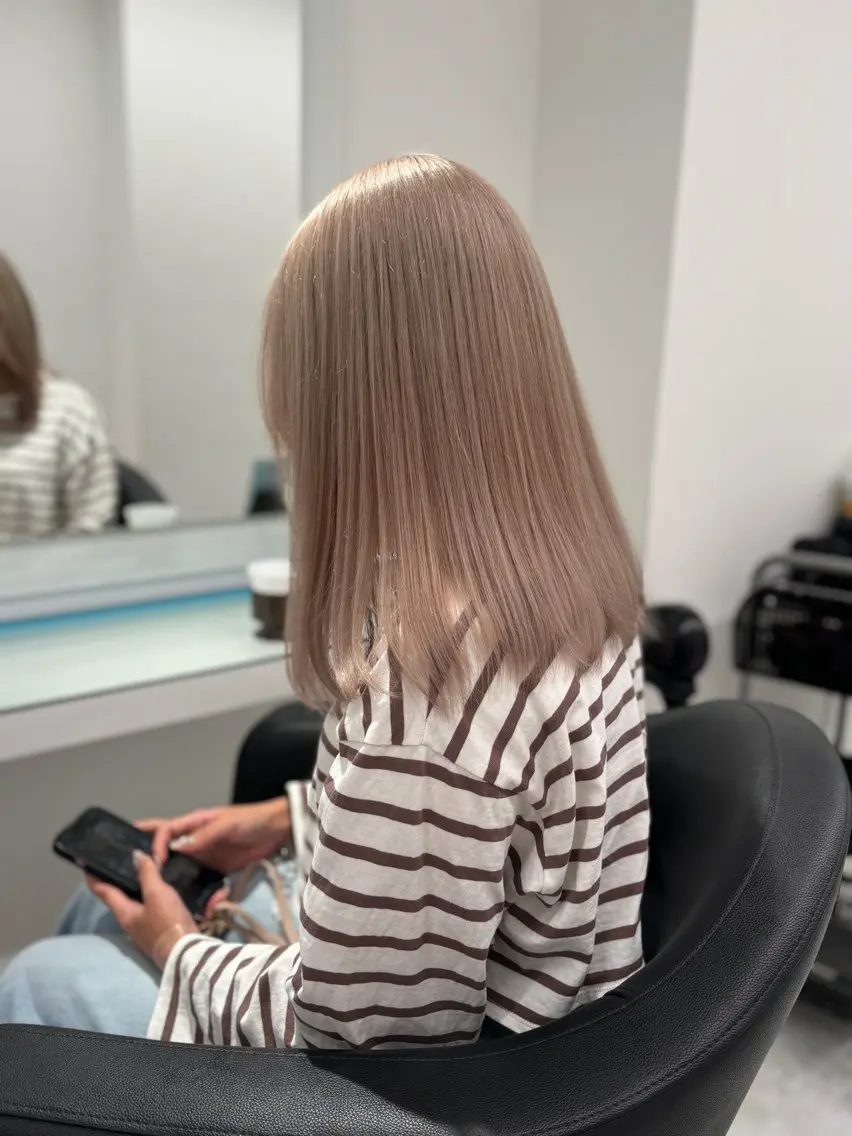 ロング カラー 💖ミルクティー💖 あかり💖のヘアスタイル