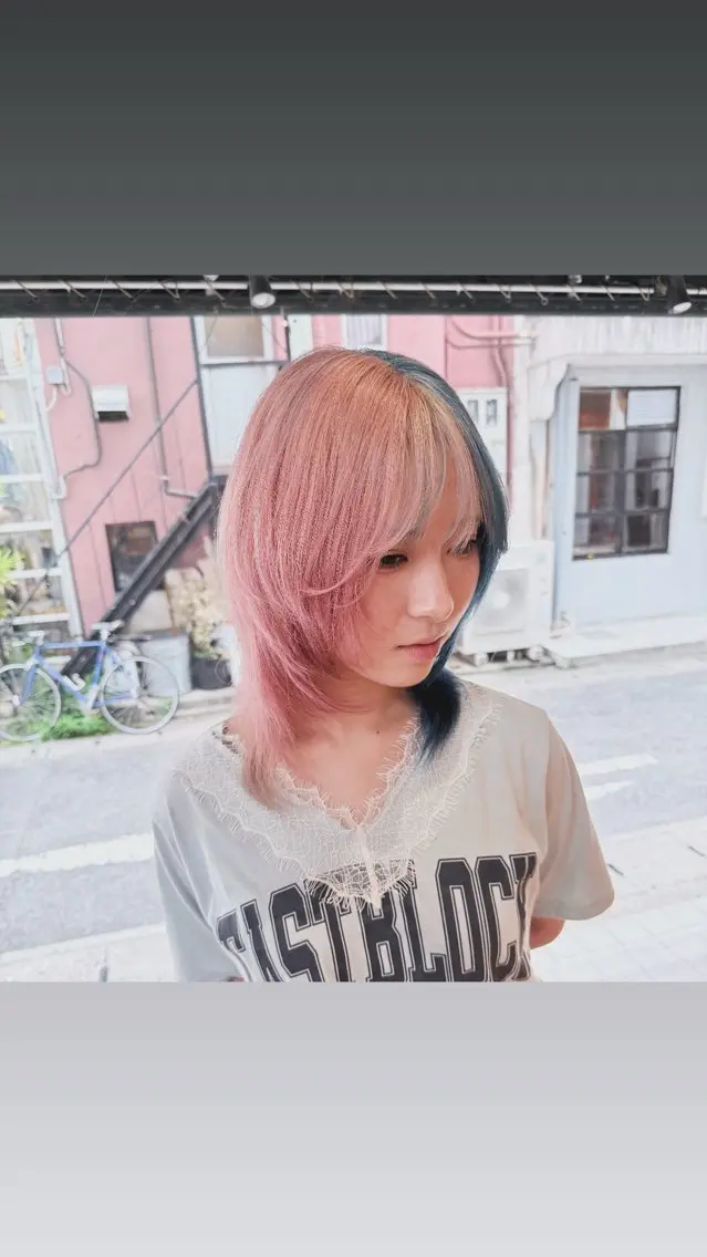 🎨ブリーチデザインカラー＋トリートメント🎨の写真